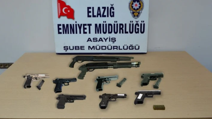 Elazığ'da asayiş ve şok uygulamaları: 25 kişi tutuklandı

