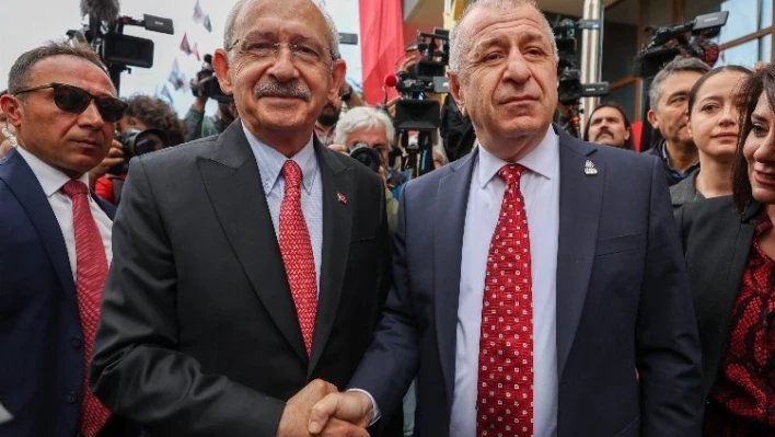 Cumhurbaşkanı adayı Kemal Kılıçdaroğlu-Özdağ görüşmesi gerçekleşti