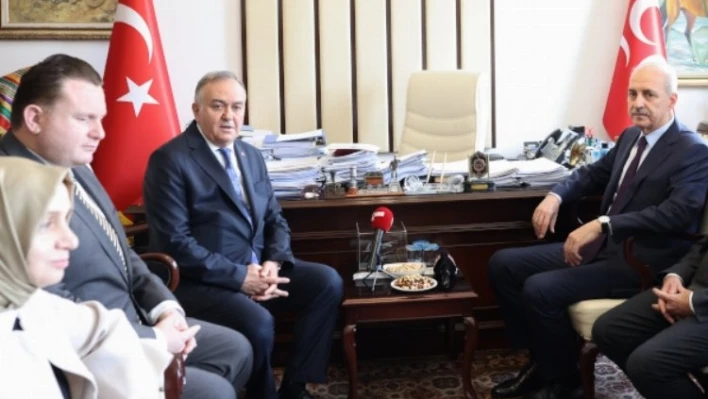 TBMM Başkan adayı Kurtulmuş'tan partilere ziyaret