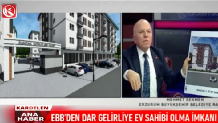 Başkan Sekmen'den Dar Gelirlilere Konut Müjdesi!