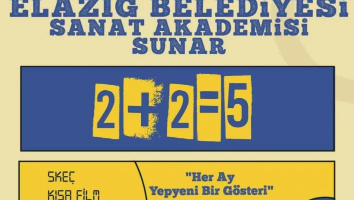 Elazığ Belediyesi Sanat Akademisinden yeni gösteri