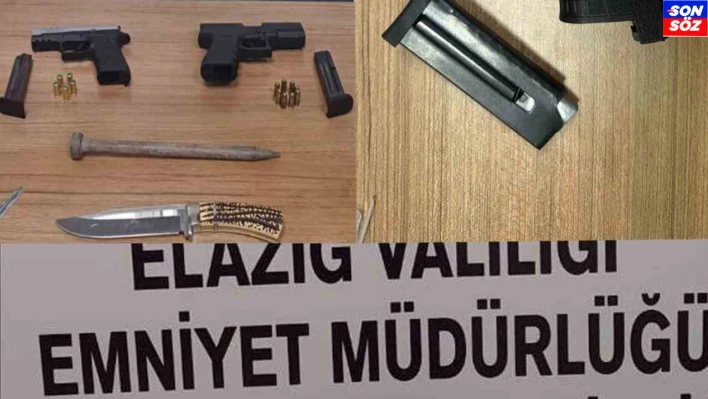 Elazığ'da aranan 9 şüpheli yakalandı