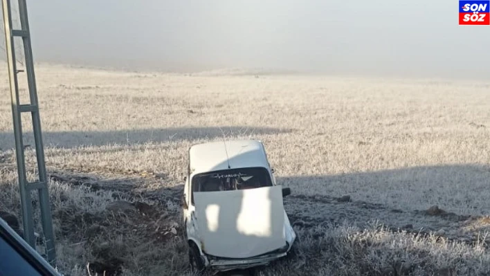 Elazığ'da gizli buzlanma kazaya neden oldu, 1 kişi yaralandı