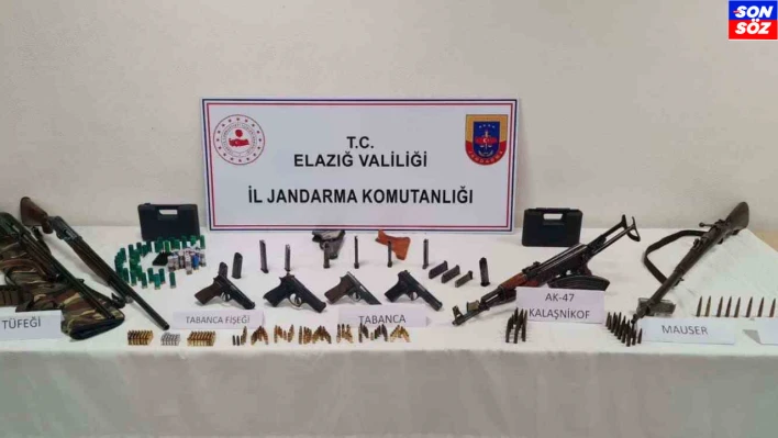 Elazığ'da silah kaçakçılığı operasyonu: 3 gözaltı