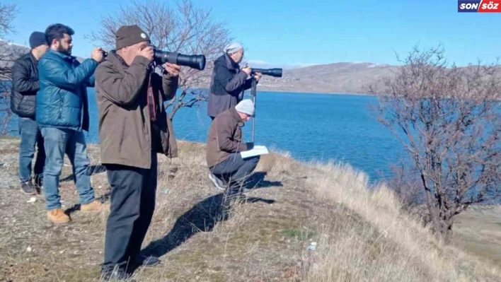 Elazığ'da su kuşu popülasyonunun tespiti için çalışma yapıldı