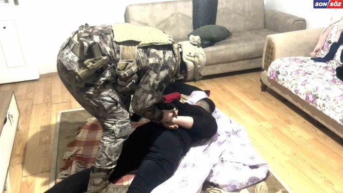 Elazığ'da suç örgütüne operasyon: 35 gözaltı