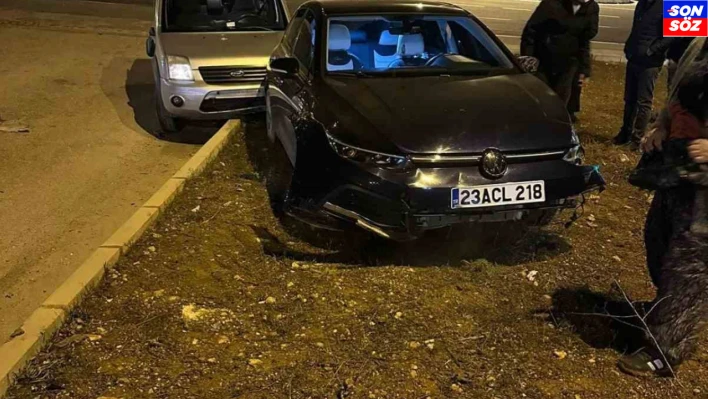 Elazığ'da trafik kazası: 2 yaralı