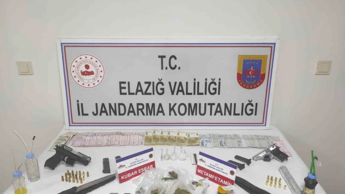 Elazığ'da uyuşturucu operasyonu :4 tutuklama