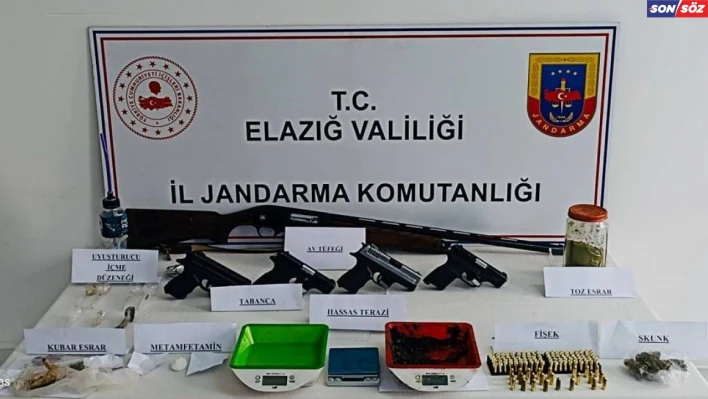 Elazığ'da uyuşturucu operasyonu: 7 şüpheli gözaltı, 21 şahsa işlem yapıldı