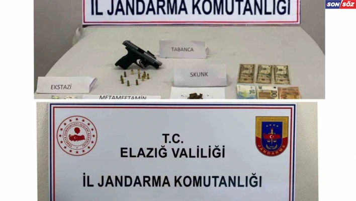 Elazığ'da uyuşturucu taciri 3 şüpheli yakalandı