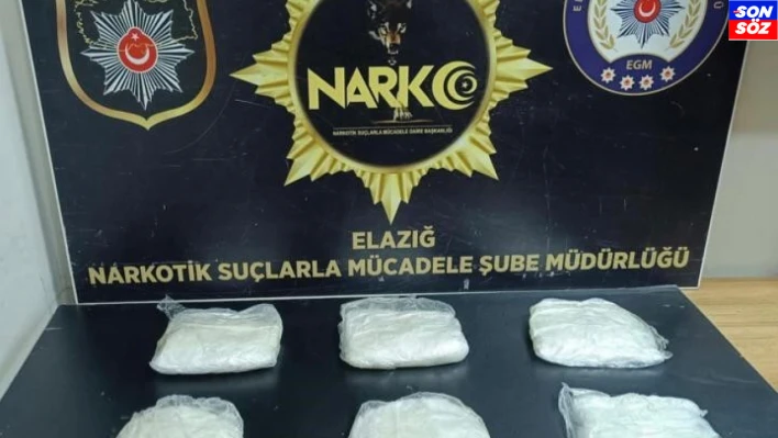 Elazığ'da uyuşturucuyla mücadele:4  gözaltı