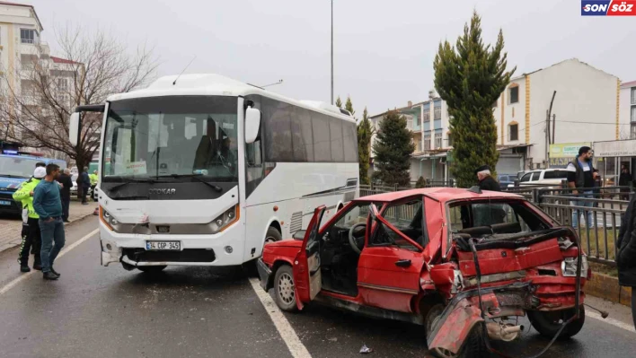 Elazığ'da zincirleme trafik kazası: 2 yaralı