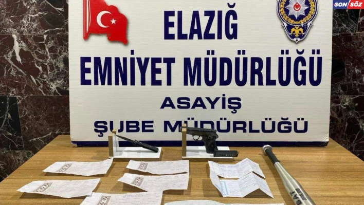 Elazığ polisi suçlulara göz açtırmıyor: 6 tutuklama