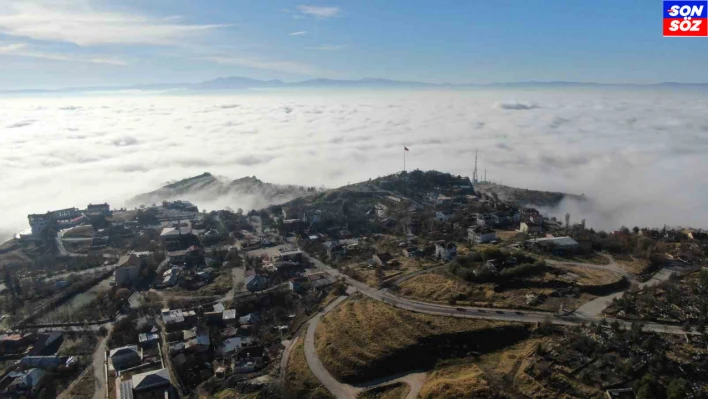 Elazığ sis denizinde kayboldu, ortaya eşsiz görüntüler çıktı