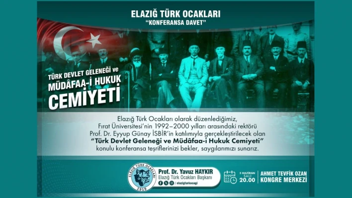 Elazığ Türk Ocakları'ndan Konferans