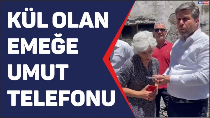 Kül olan emeğe umut telefonu