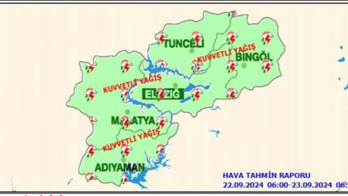 Meteorolojiden kuvvetli yağış uyarısı