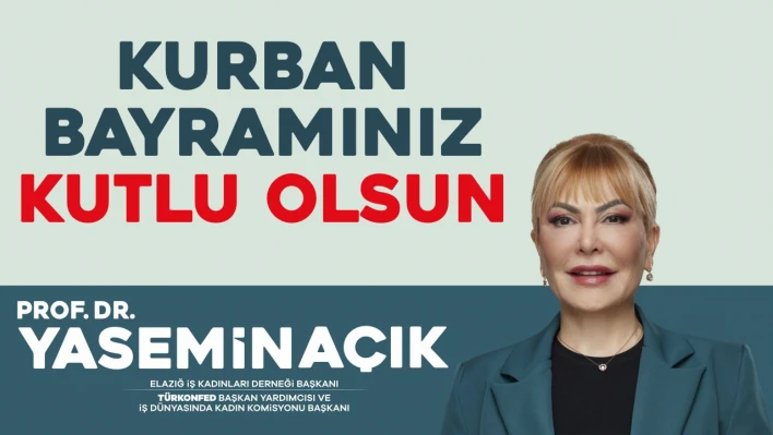 Prof.Dr.Yasemin Açık Bayram Tebriği