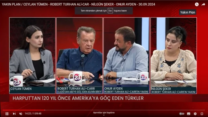 Robert Turhan ALİ-CARR Zaten Elazığ'daymış