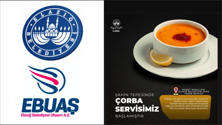 Şahin Tepesi Tesislerinde Çorba Servisi Başladı