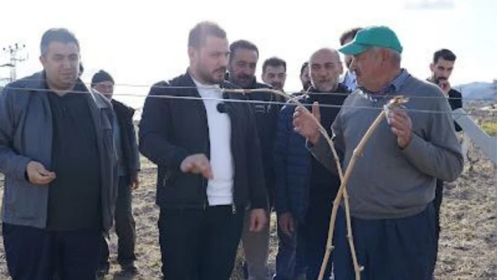 Yunus Başkan Üreticinin yanında