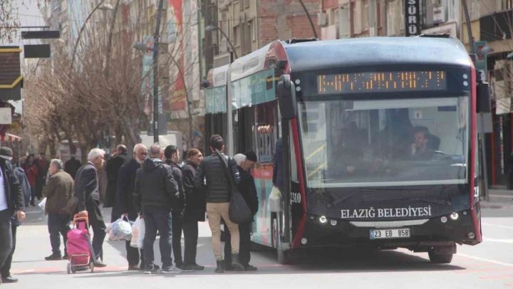 Elazığ Belediyesi'nden bayramda ücretsiz ulaşım hizmeti

