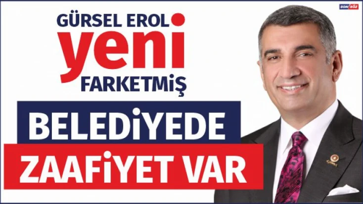 Belediyede Zaafiyet Var