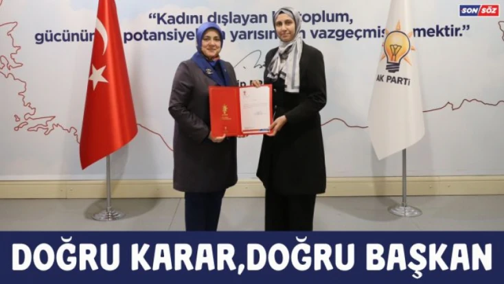 Doğru Karar,Doğru Başkan