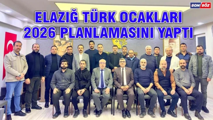Elazığ Türk Ocakları 2026 Planlamasını Yaptı