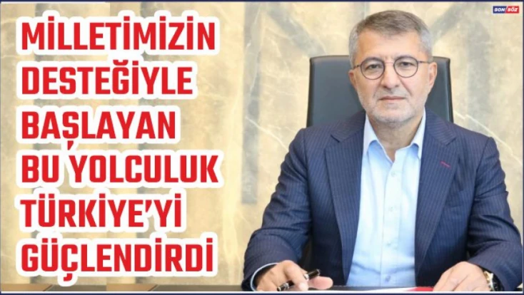 Elazığlı MKYK Üyesi Ömer Serdar: “Milletimizin Desteğiyle Başlayan Bu Yolculuk Türkiye’yi Güçlendirdi”