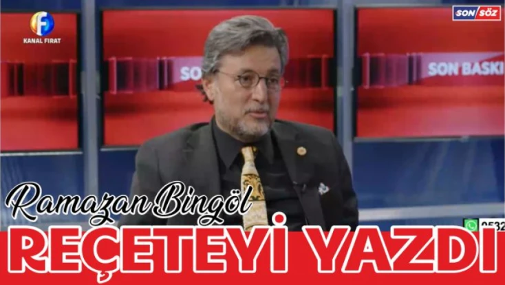 Ramazan Bingöl Reçeteyi Yazdı