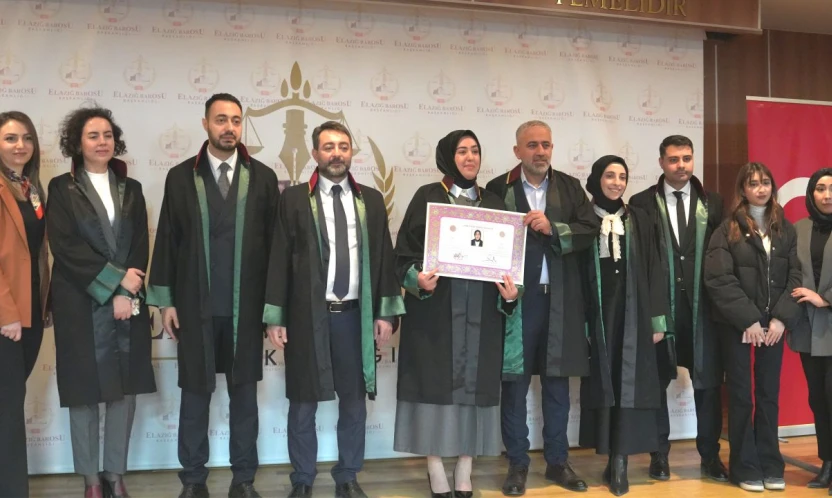 Elazığ Barosu'na Bir Hukukçu Daha